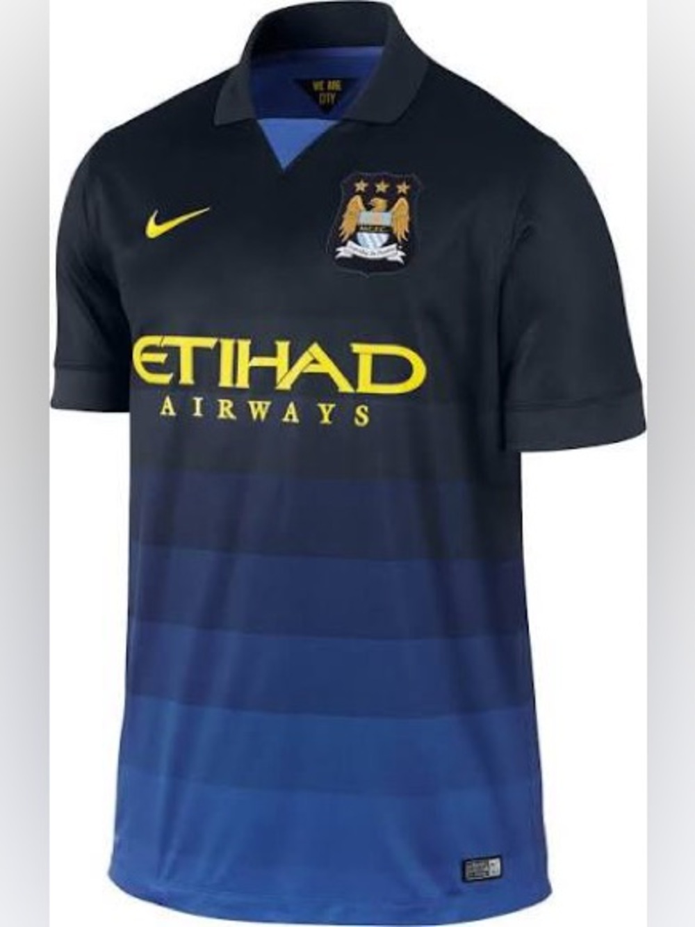 Nike Blue Authentic Football Jersey Patch Detail